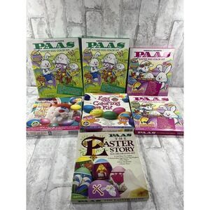 Vintage 90s NOS PAAS Dudley's Easter Egg Color Dye Kit Lot of (7) NEW